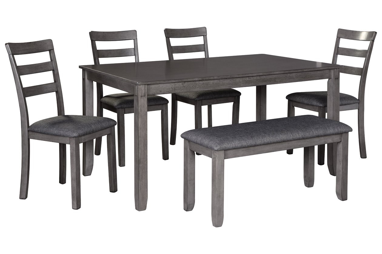 競売 and Table Dining Bridson Bridson Ashley Chairs Bench with ドールハウス